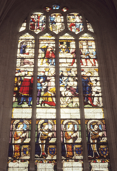 France, Champigny-sur-Veude: Church, Ste.-Chapelle