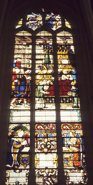 France, Champigny-sur-Veude: Church, Ste.-Chapelle