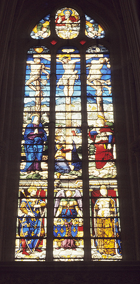 France, Champigny-sur-Veude: Church, Ste.-Chapelle