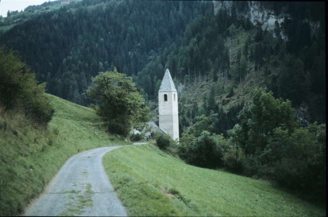 Switzerland, Mistail: Church, St. Peter