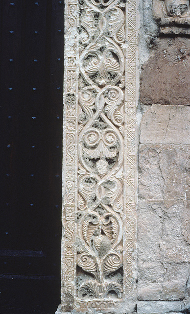 Italy, Capestrano: Church, San Pietro ad Oratorium