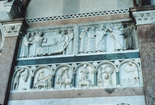 Italy, Lucca: Cathedral, S. Martino