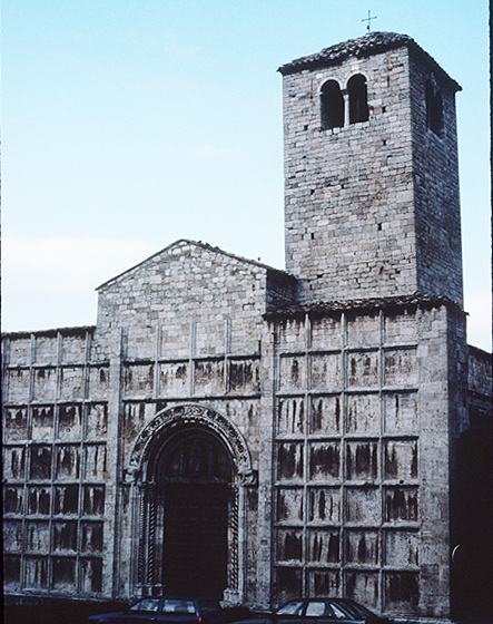 Italy, Ascoli Piceno: Church, SS. Vincenzo ed Anastasio