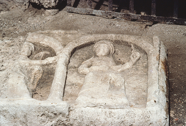 Italy, Siponto: Church, S. Leonardo in Lama Volara