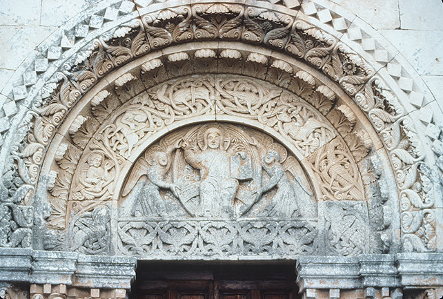 Italy, Siponto: Church, S. Leonardo in Lama Volara