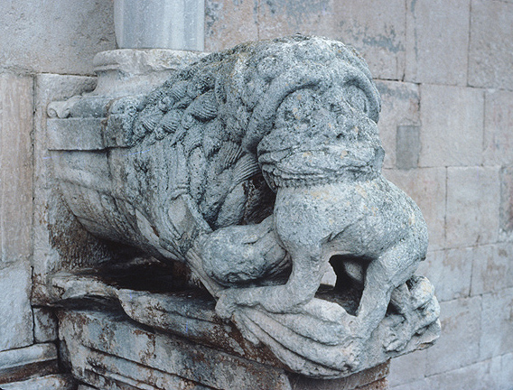 Italy, Siponto: Church, S. Leonardo in Lama Volara