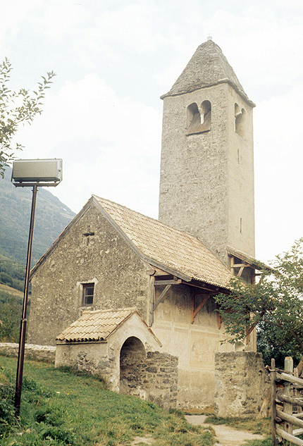 Italy, Naturno: Church, S. Procolo