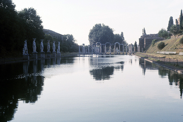 Italy, Tivoli: Building, Villa of Hadrian