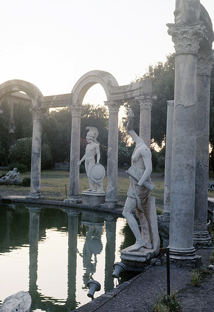 Italy, Tivoli: Building, Villa of Hadrian