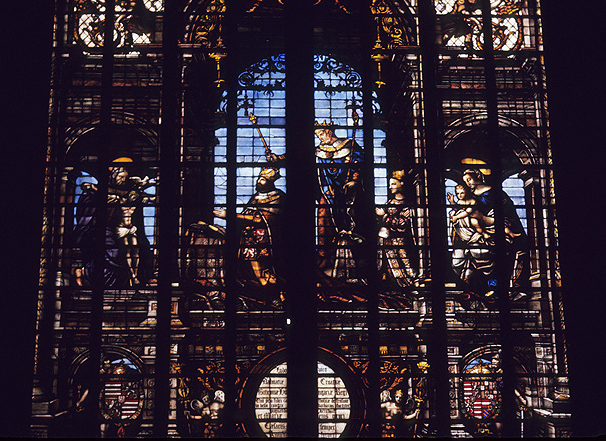 Belgium, Brussels: Cathedral, St. Michael & St. Gulda
