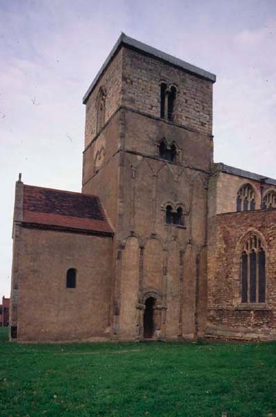 Exterior, spoon tower from south