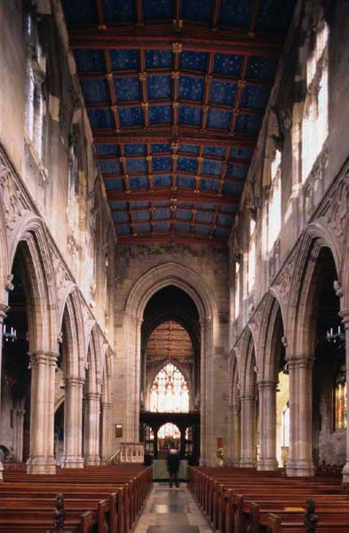 Interior,  from west