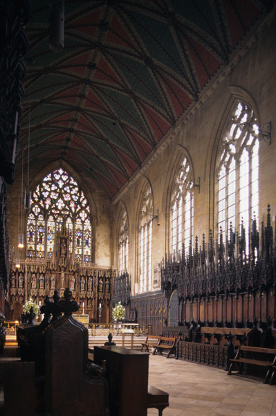 Interior, choir