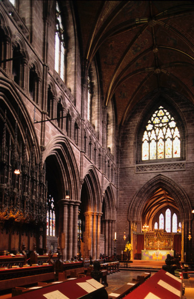 Interior, choir