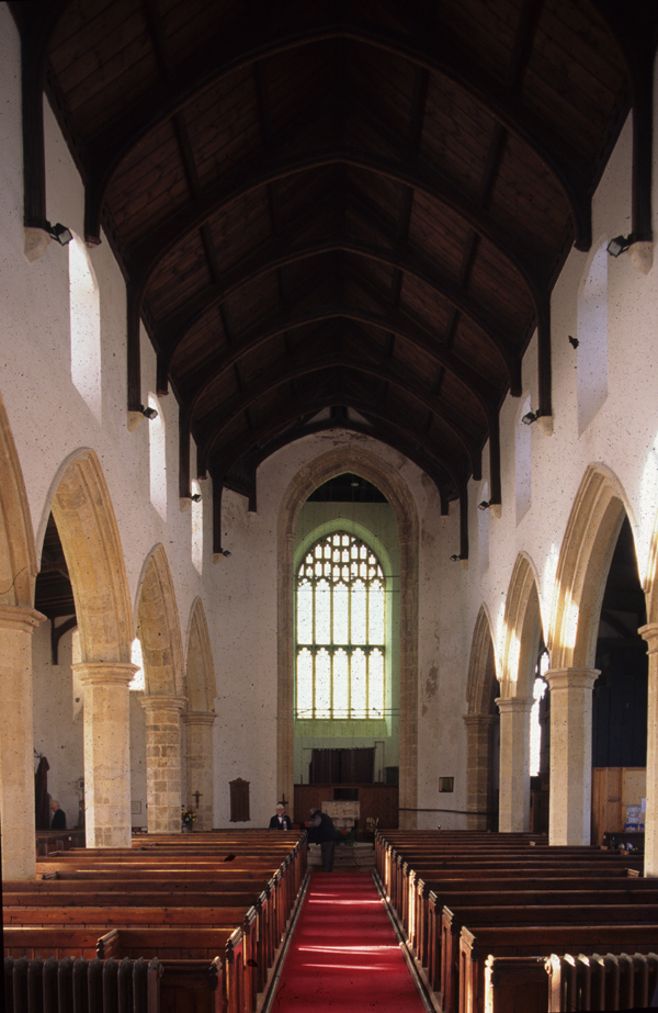 Interior, from east