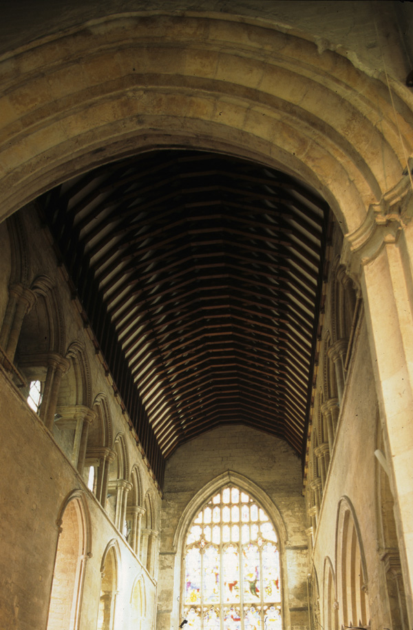 Interior, choir, vault  from west