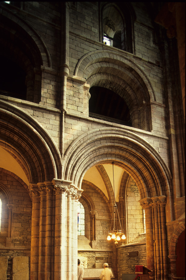 Interior, north, choir wall