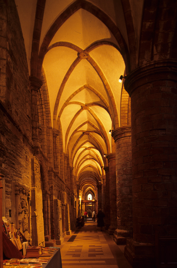 Interior, south aisle from west