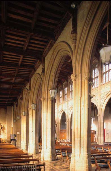 Interior, south  aisle from east