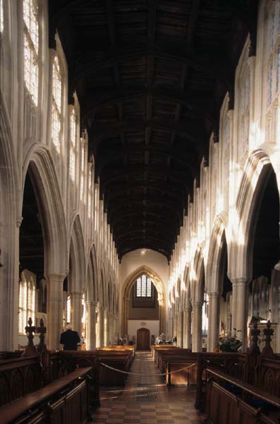 Interior,  from east