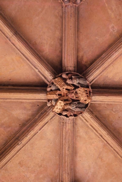 Cloisters, roof boss