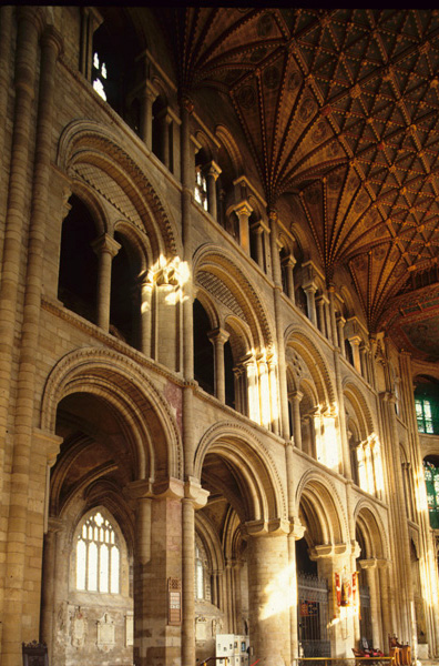 Interior, choir, north wall