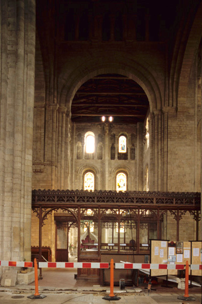 Interior, transept