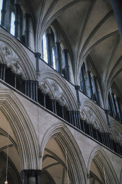 Interior, nave, wall