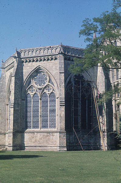 Exterior, chapter house