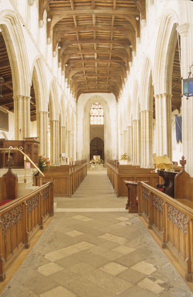 Interior, from east