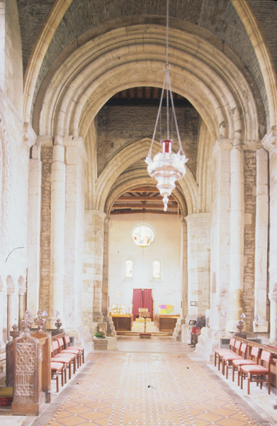 Interior, from east