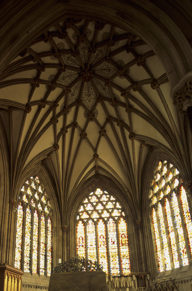 Interior, chapel, vault