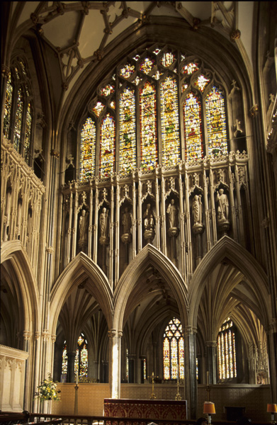 Interior, east end