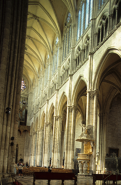 Interior, east from crossing
