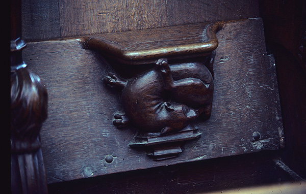 Interior, misericord