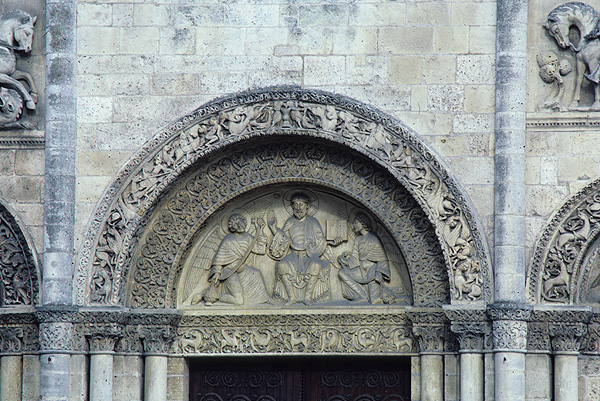 Exterior, facade, tympanum