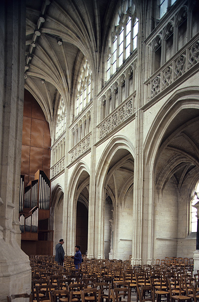 Interior, nave from east