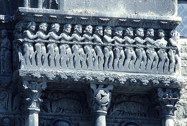 Exterior, facade, the damned