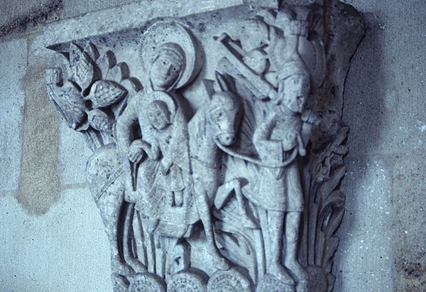 Exterior, flight into Egypt
