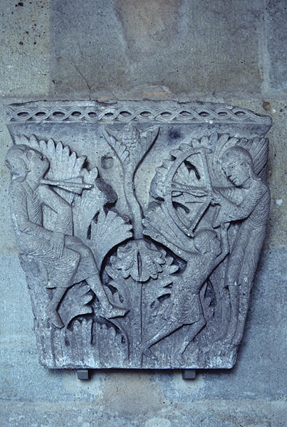 Exterior, capital, in museum