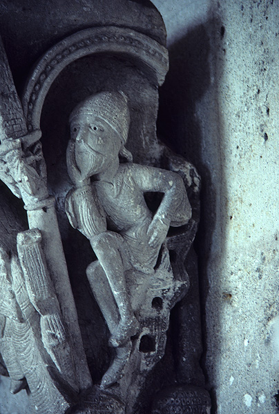 Exterior, flight into Egypt, detail