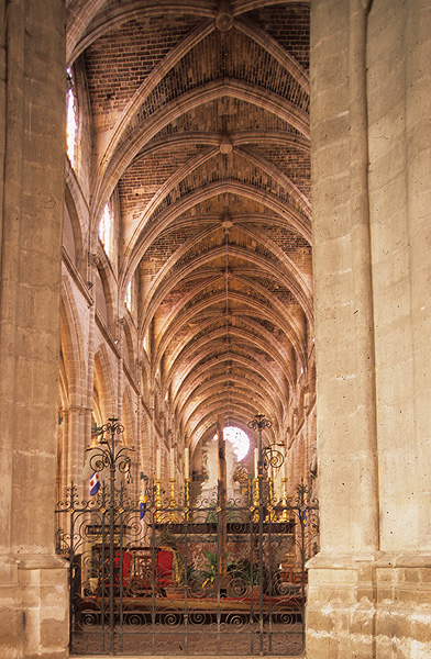 Interior, from east