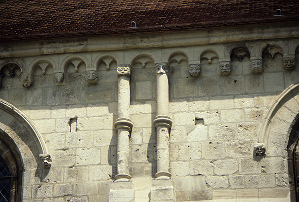 Exterior, corbels