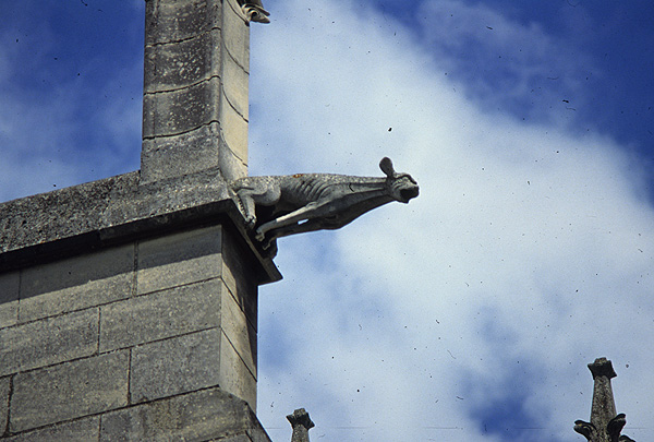 Exterior, gargoyles