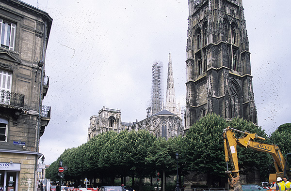 Exterior, from east