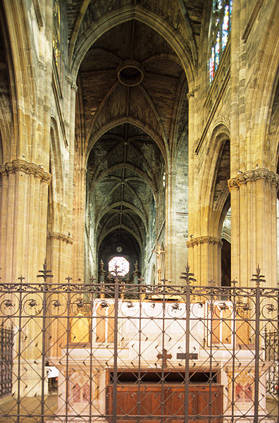 Interior, from east