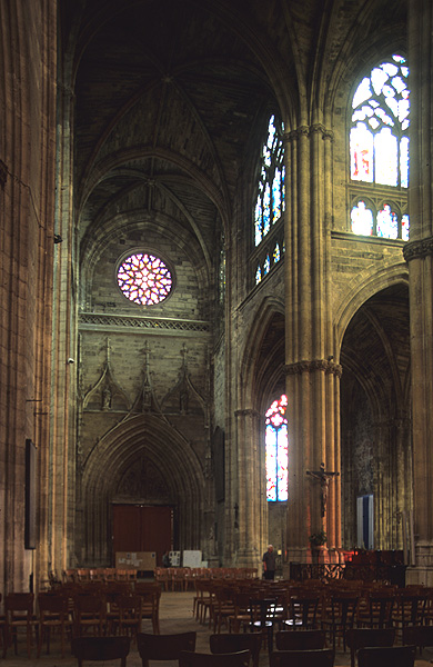 Interior, transept