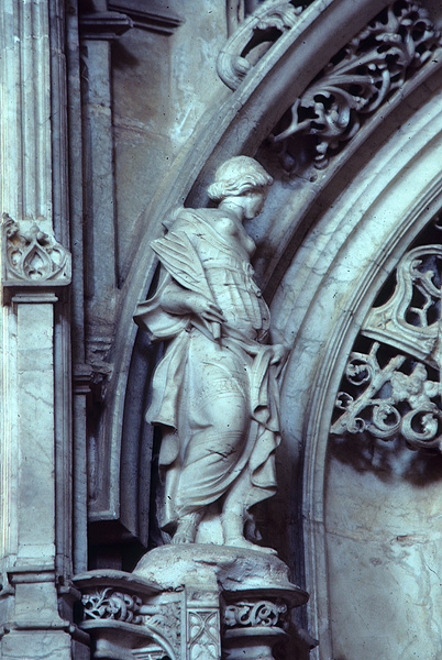 Interior, figure from tomb of Margaret of Austria