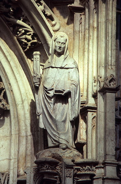 Interior, figure from tomb of Margaret of Austria