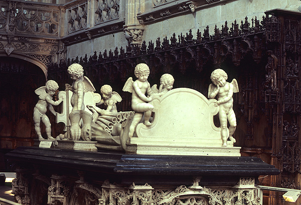 Interior, tomb of Philibert of Savoy